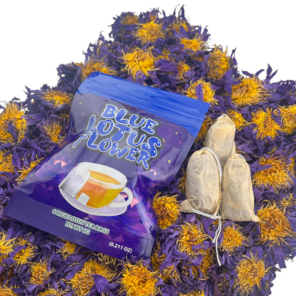 Blue Lotus Flower Tea Bags