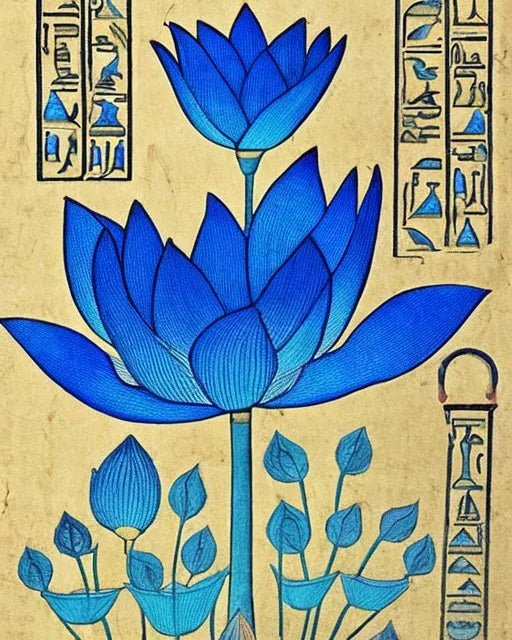 blue lotus flower