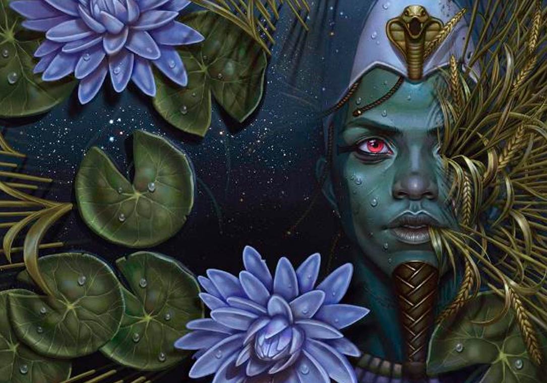 blue lotus flower